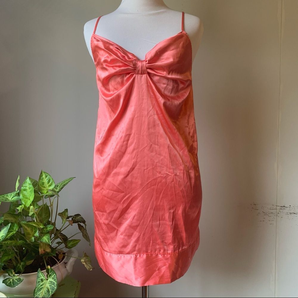 RARE HTF? Vintage VS Bow Design Babydoll Slip Lingerie Intimates Valentine’s Day